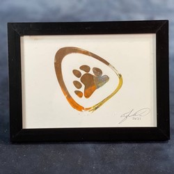 Bear pride screen print and framed** 5x7 $20
